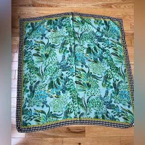Baum Und Pferdgarten 100% big silk scarf